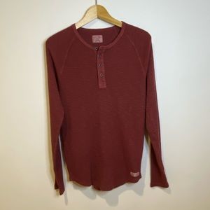 Lucky Brand waffle knit long sleeve size S